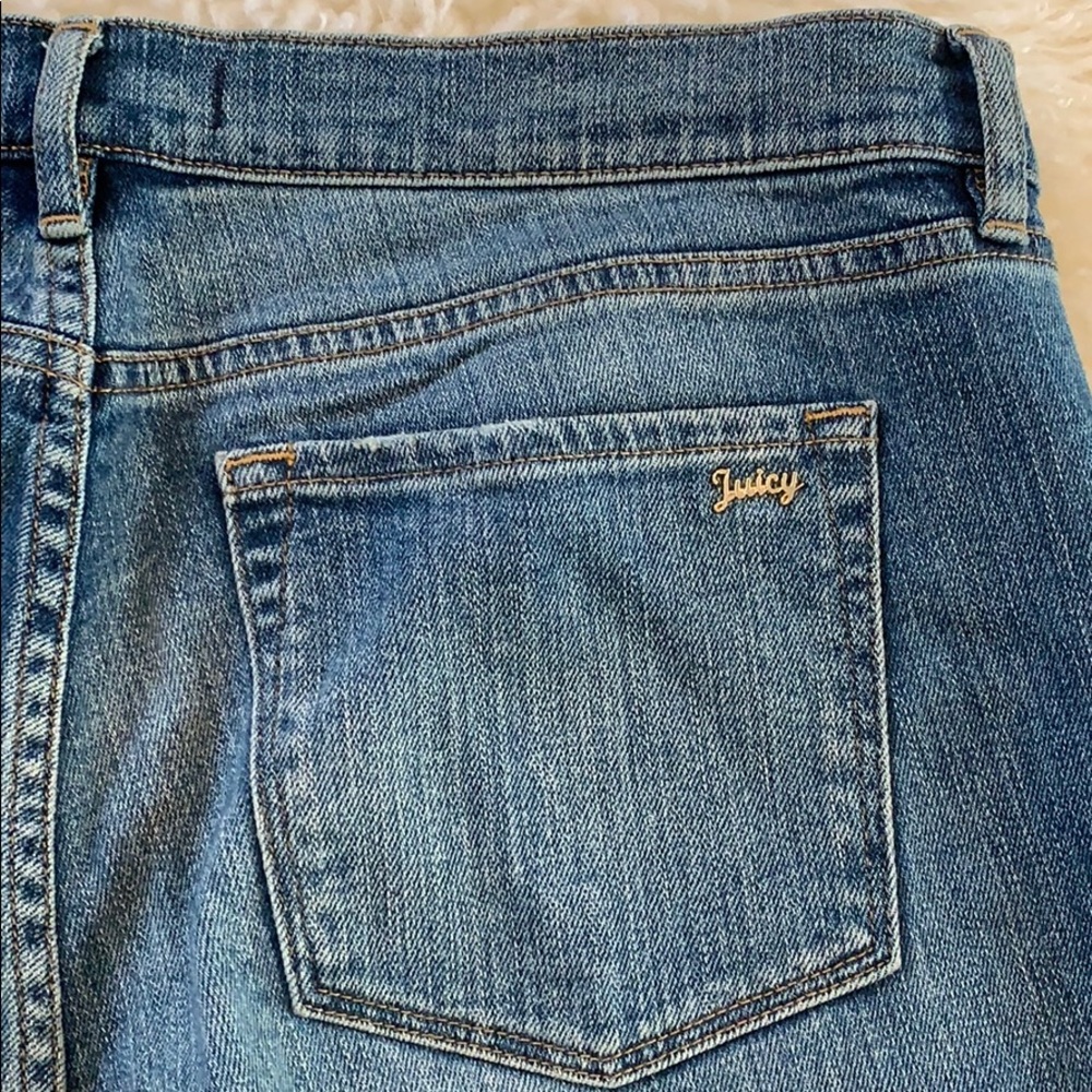 Juicy Couture Straight Rolled Jeans